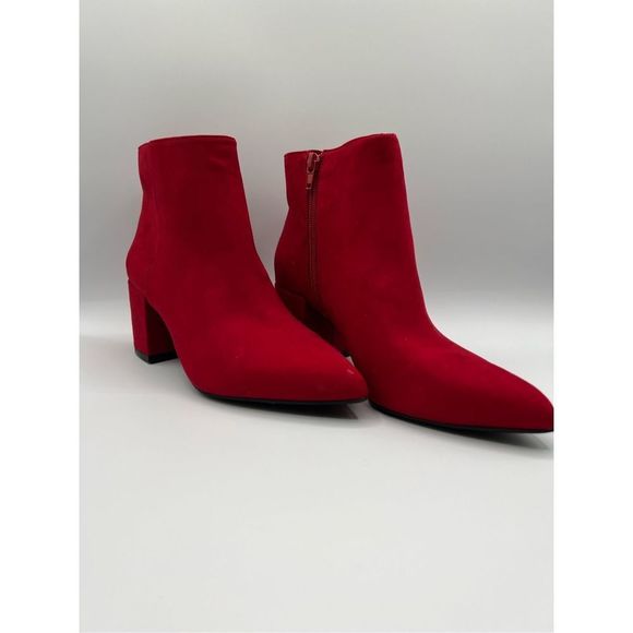 INC International Concepts Shoes - INC international Red Booties 7.5M